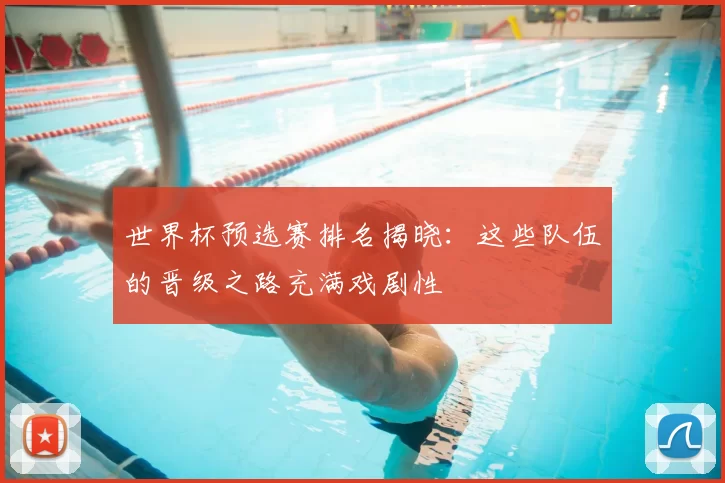 世界杯预选赛排名揭晓:这些队伍的晋级之路充满戏剧性