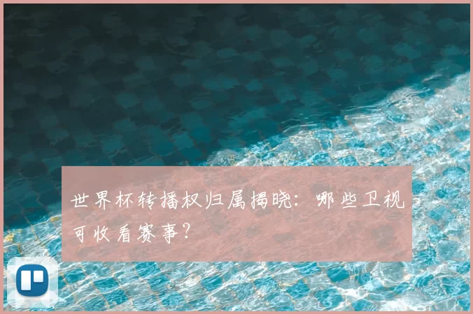 世界杯转播权归属揭晓：哪些卫视可收看赛事？